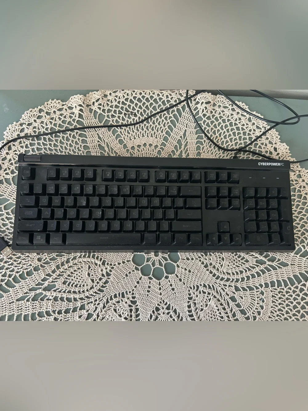 CyberPowerPC RGB Wired Gaming Keyboard USB Full Size